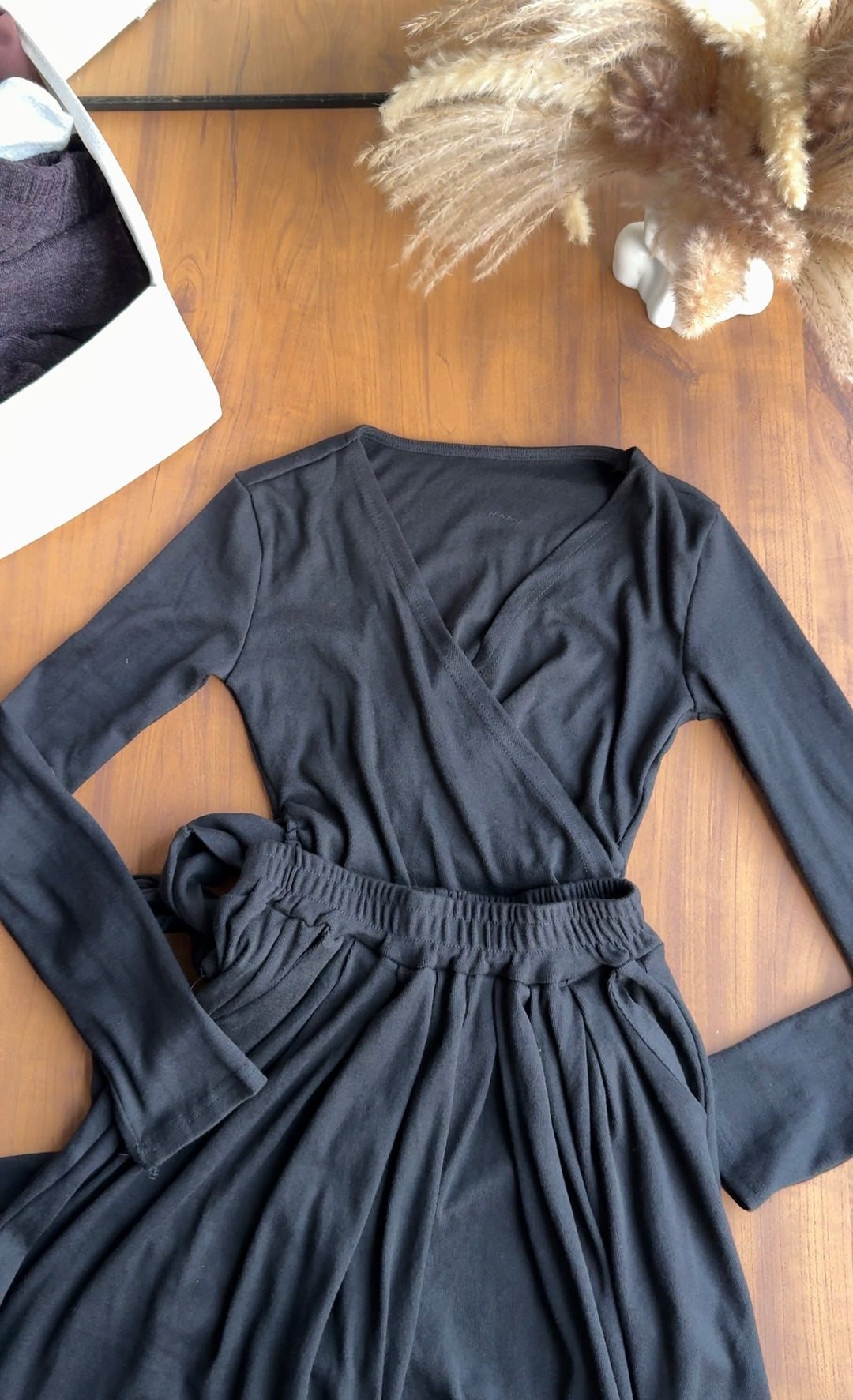 Bella crisscross tie tracksuit