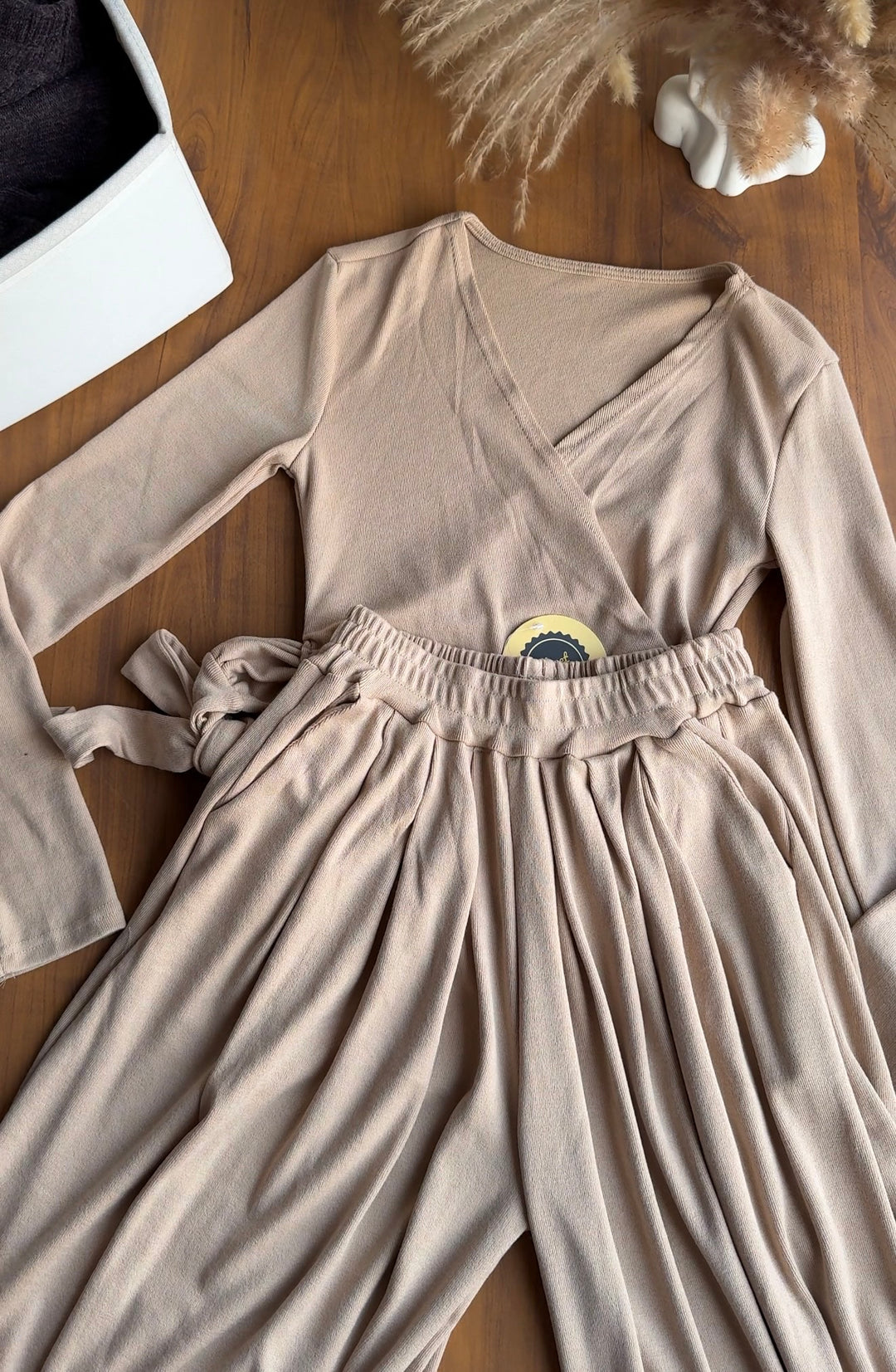 Bella crisscross tie tracksuit