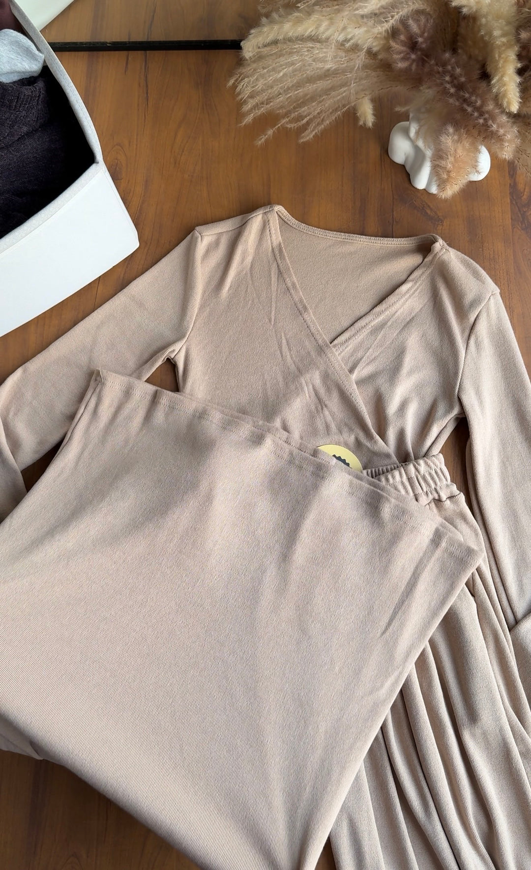 Bella crisscross tie tracksuit