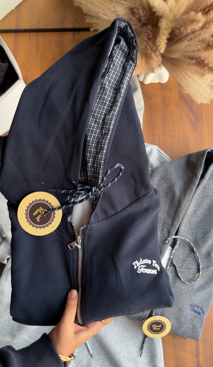 Jules zipper hoodie tracksuit