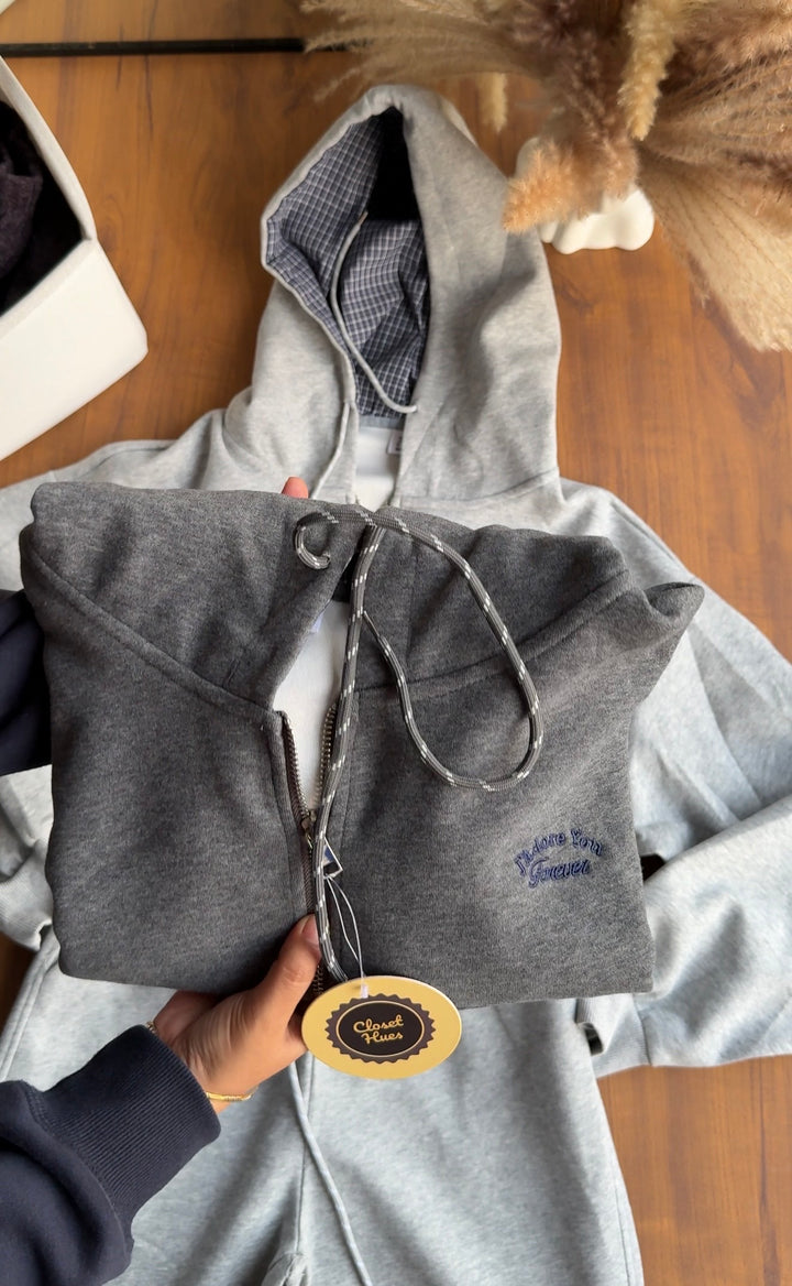 Jules zipper hoodie tracksuit