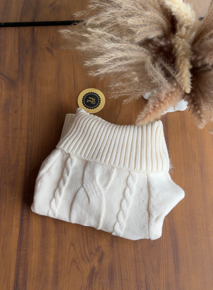 Berserk woollen fur sleeve top-brown Preorder