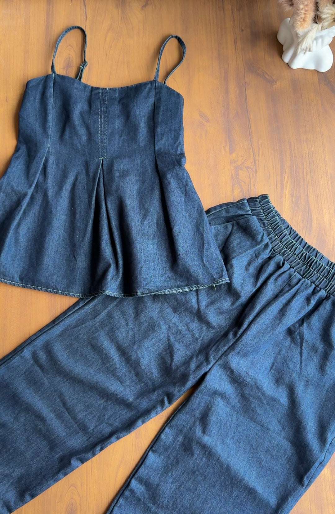 Ash denim coord set