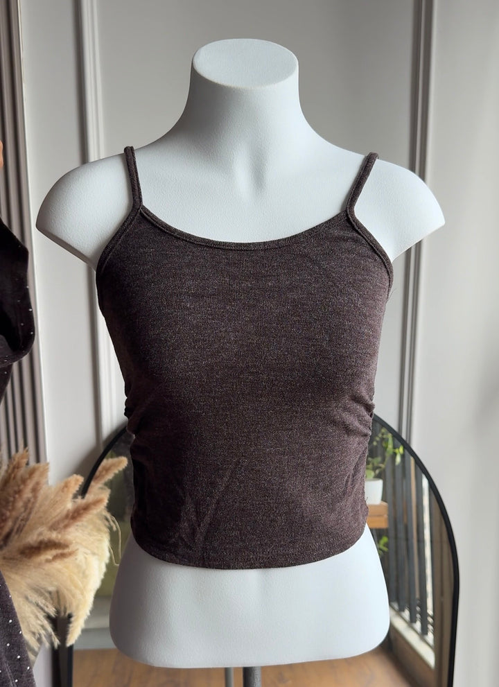 Peterson camisole with cardigan and skirt