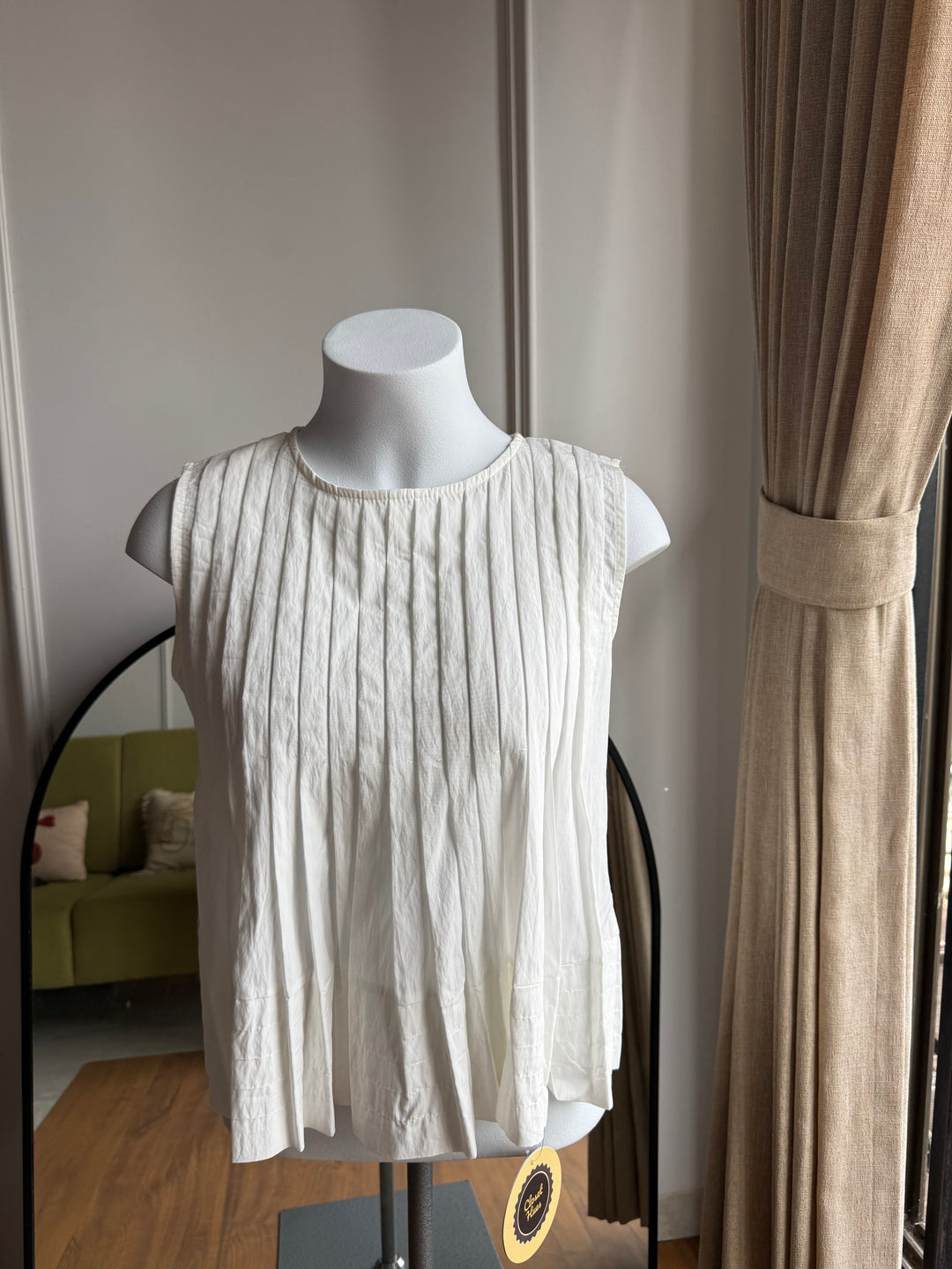 Connor pleated top