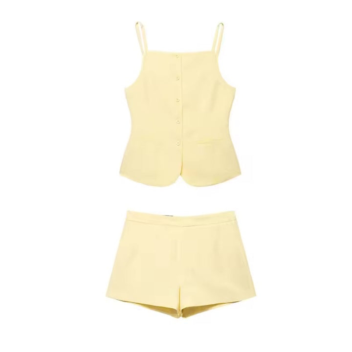Vigil vest with shorts coord set