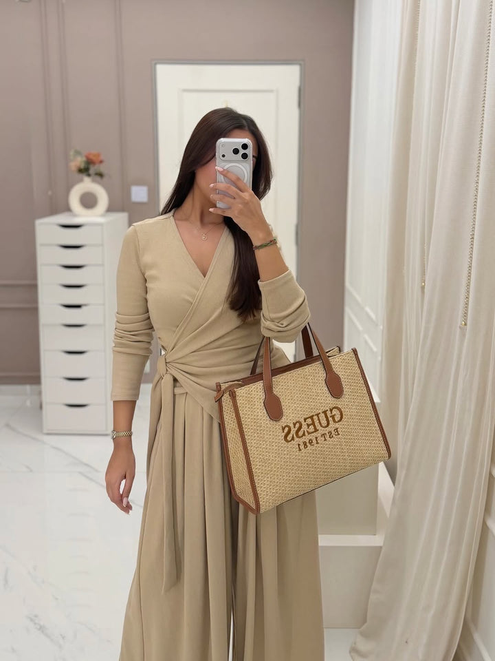 Bella crisscross tie tracksuit