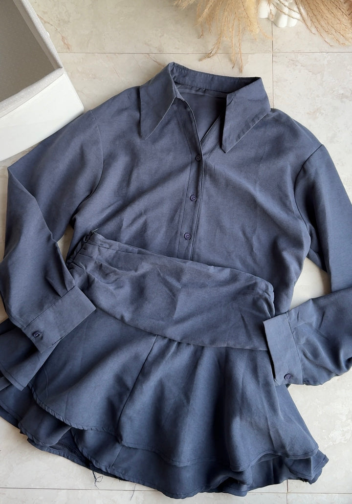 Bambi shirt and high waist skirt