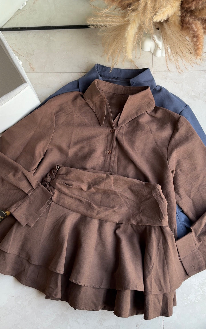 Bambi shirt and high waist skirt