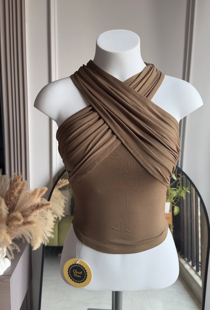 Maddie built in bra top