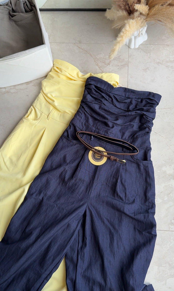 Safari Tube Jumpsuit with belt