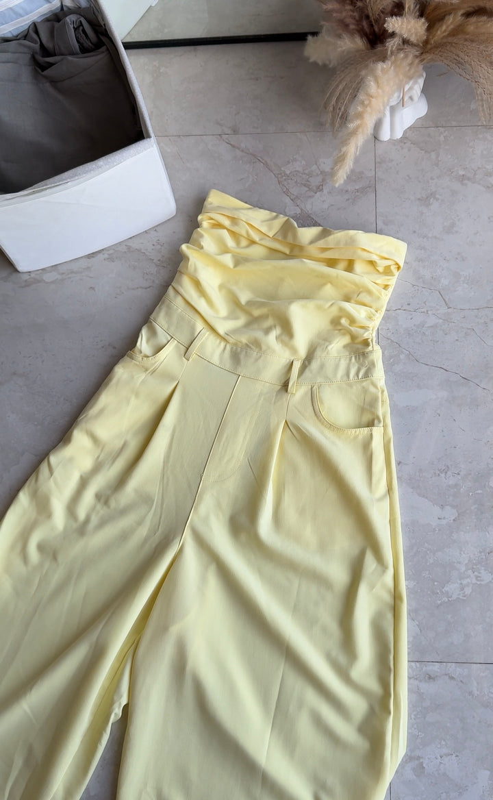 Safari Tube Jumpsuit with belt
