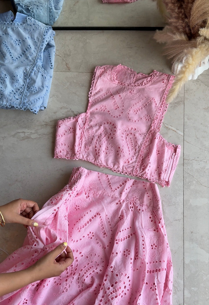 Alice halter neck coord set PINK -PREORDER
