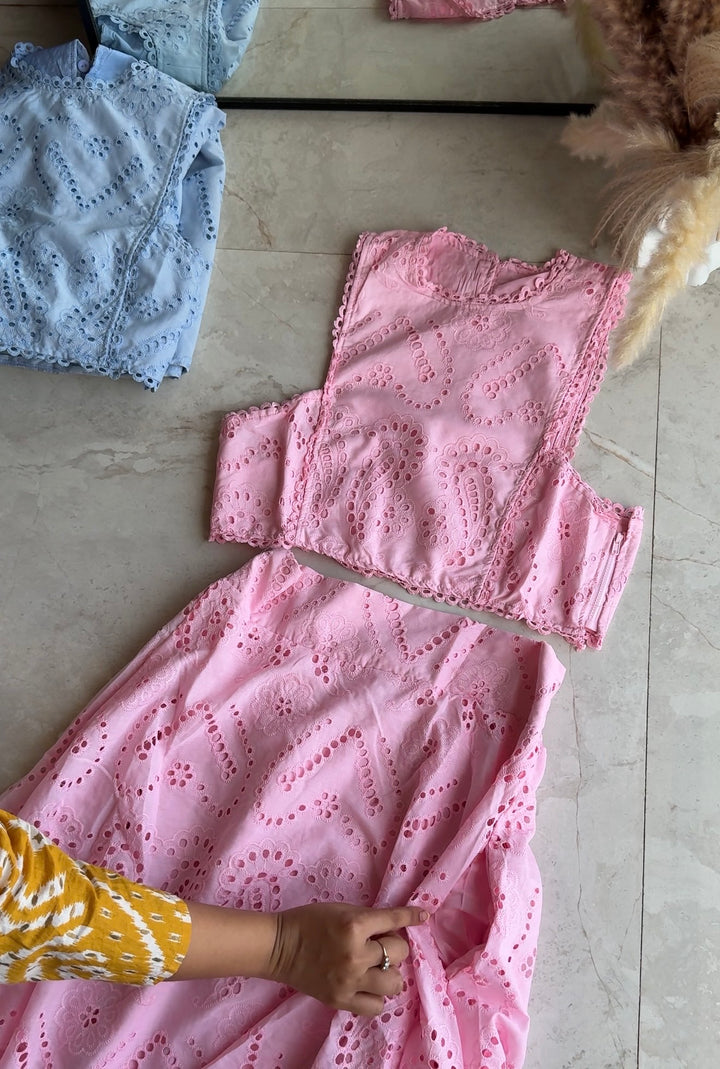 Alice halter neck coord set PINK -PREORDER