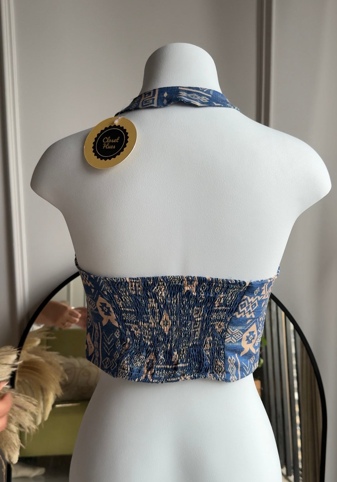 Aztec halter neck coords