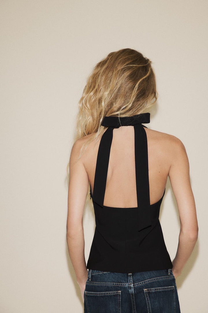 Colossal halter neck top
