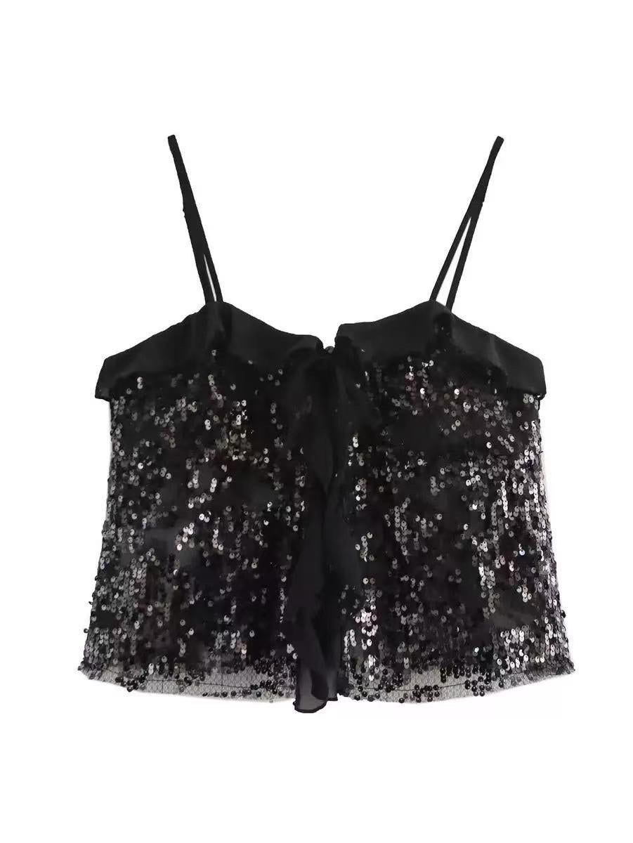 Brew sequin top