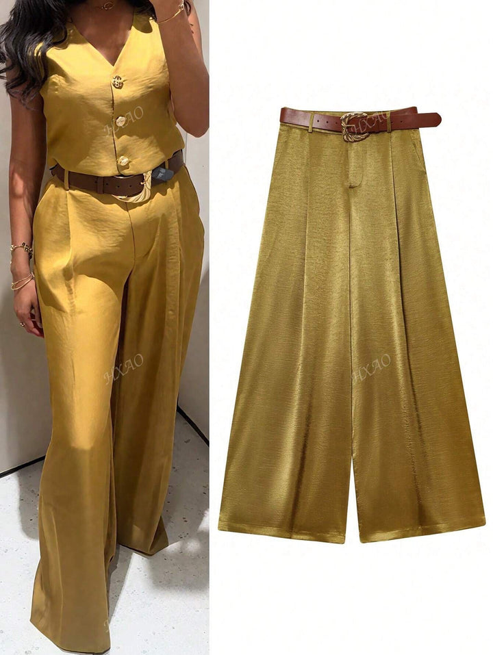 Mose high waist belted pants