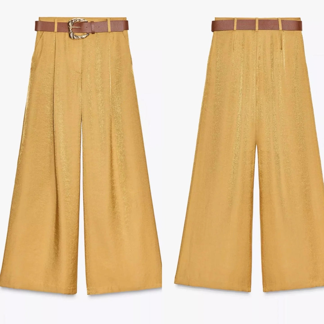 Mose high waist belted pants