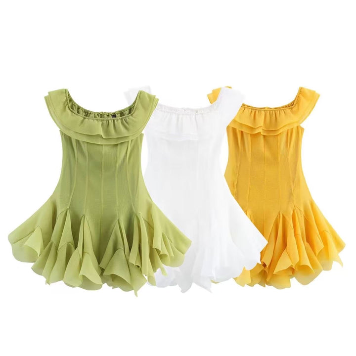 Sherry ruffle dress