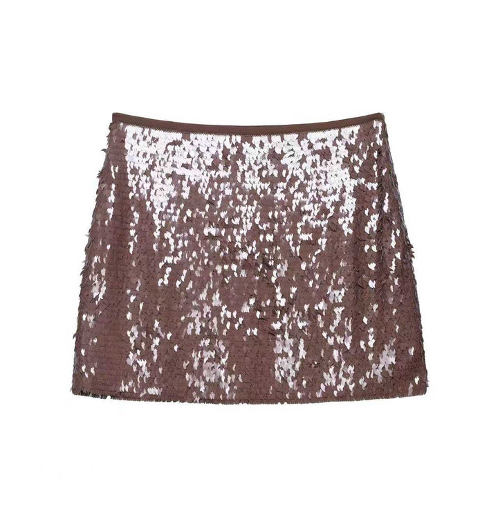 Molly sequin high waist skirt