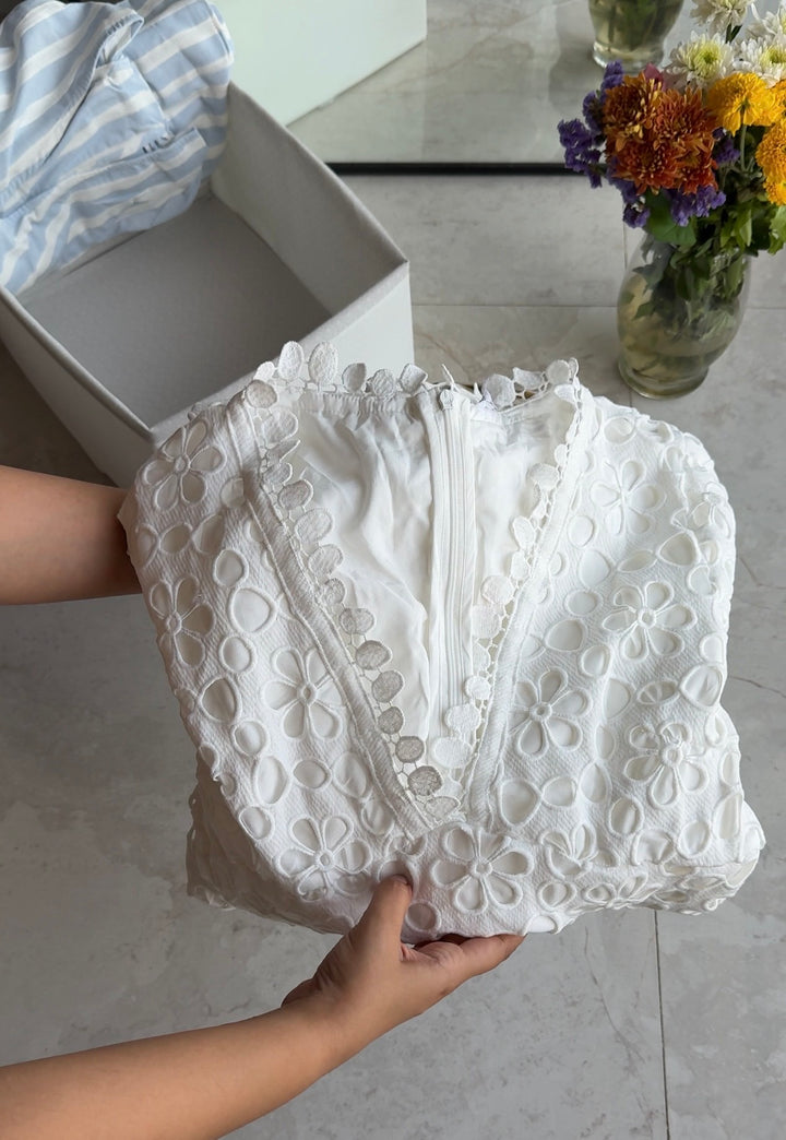 Empress lace midi dress