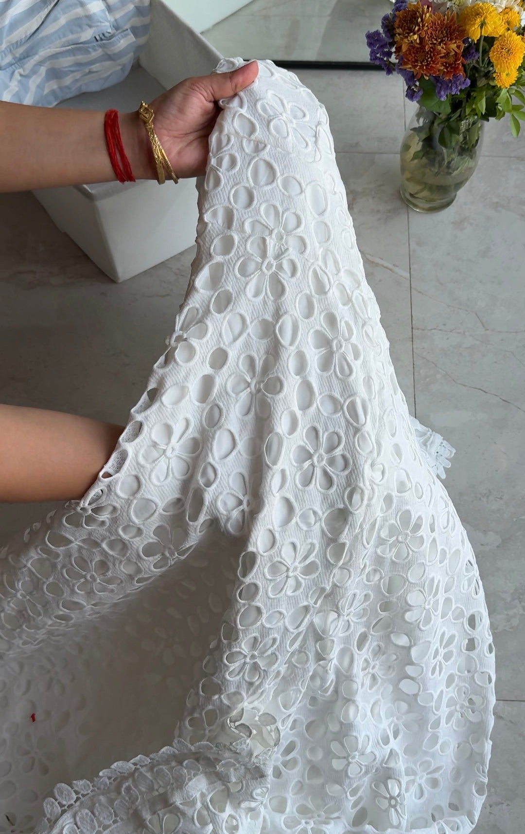 Empress lace midi dress