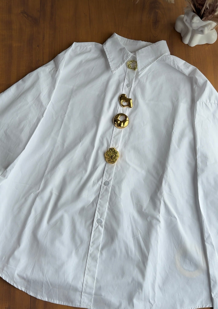 Kangaroo chunky studded shirt
