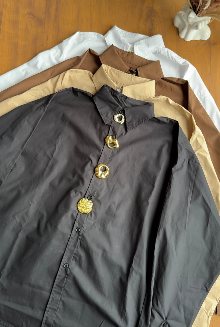 Kangaroo chunky studded shirt