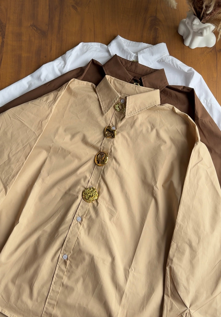 Kangaroo chunky studded shirt