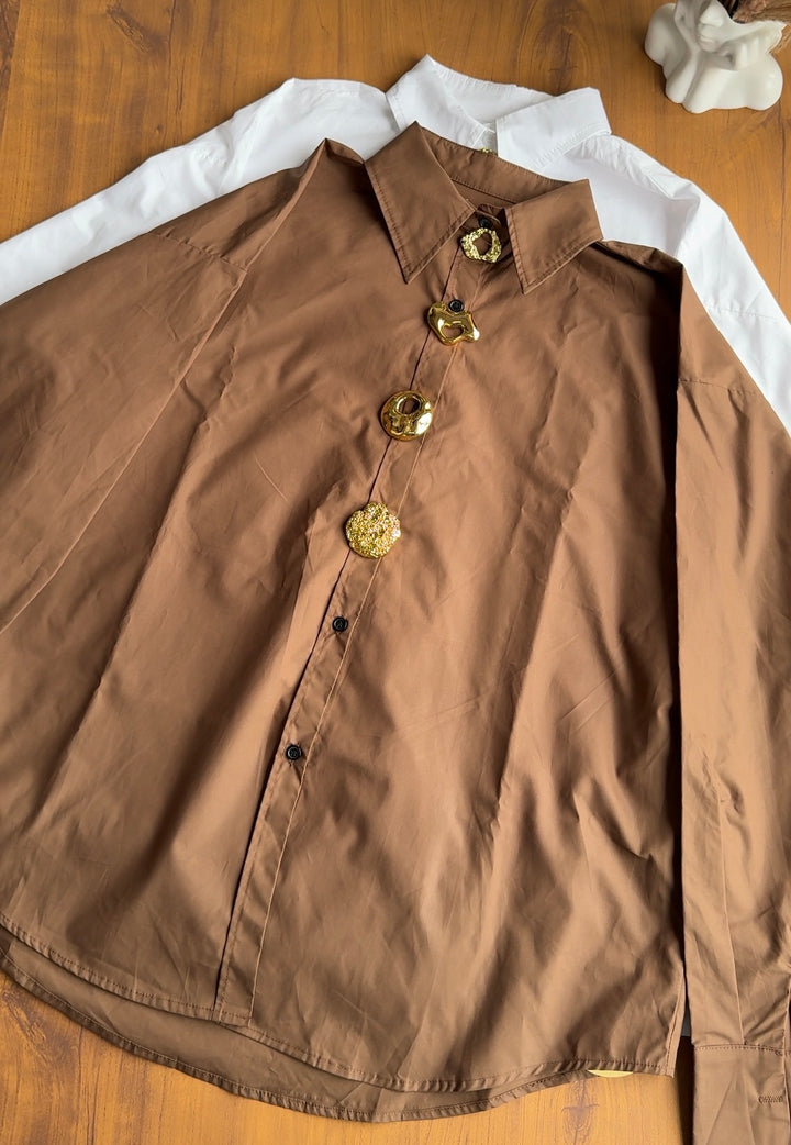 Kangaroo chunky studded shirt