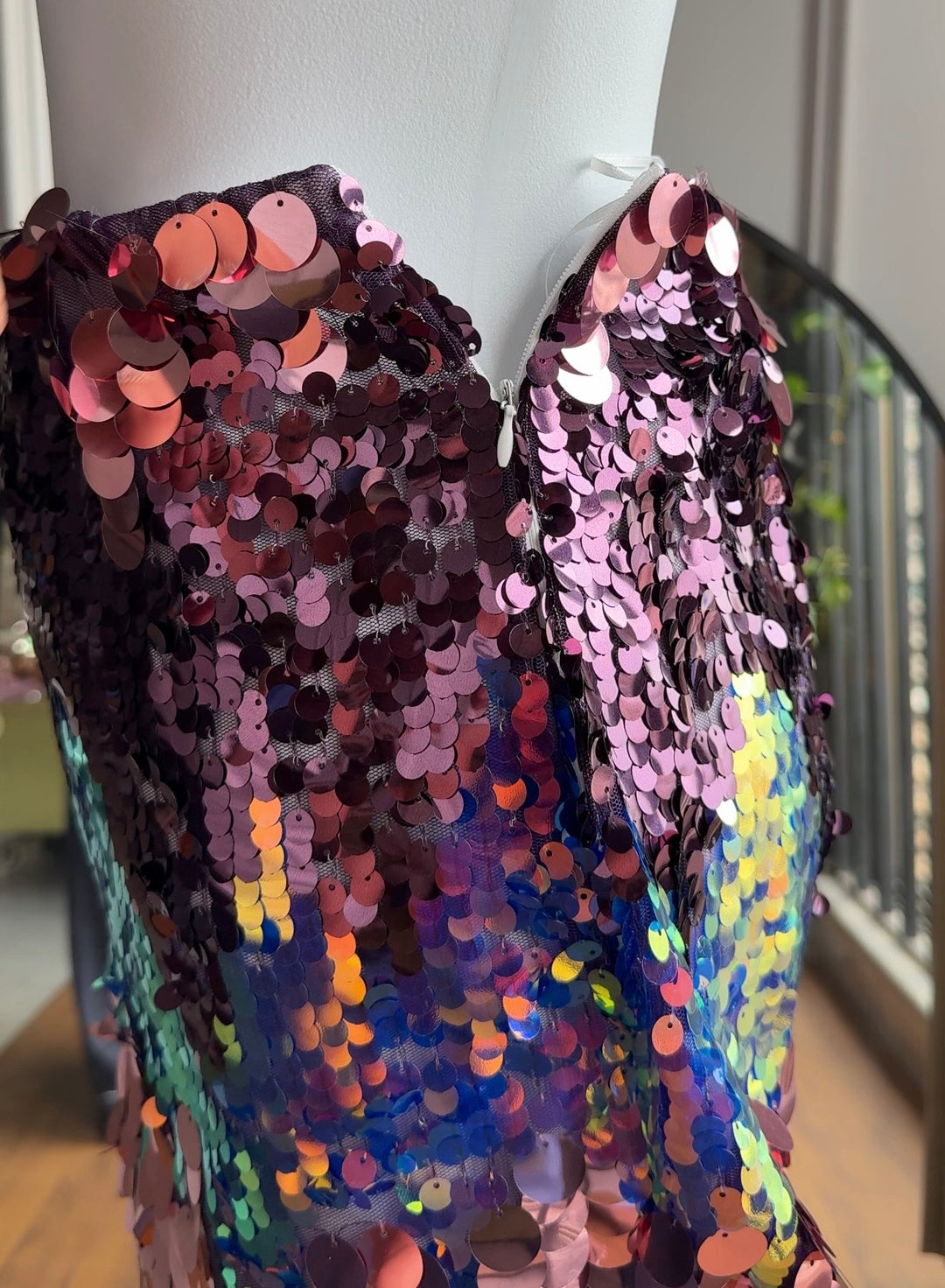 Sylvie sequin skirt