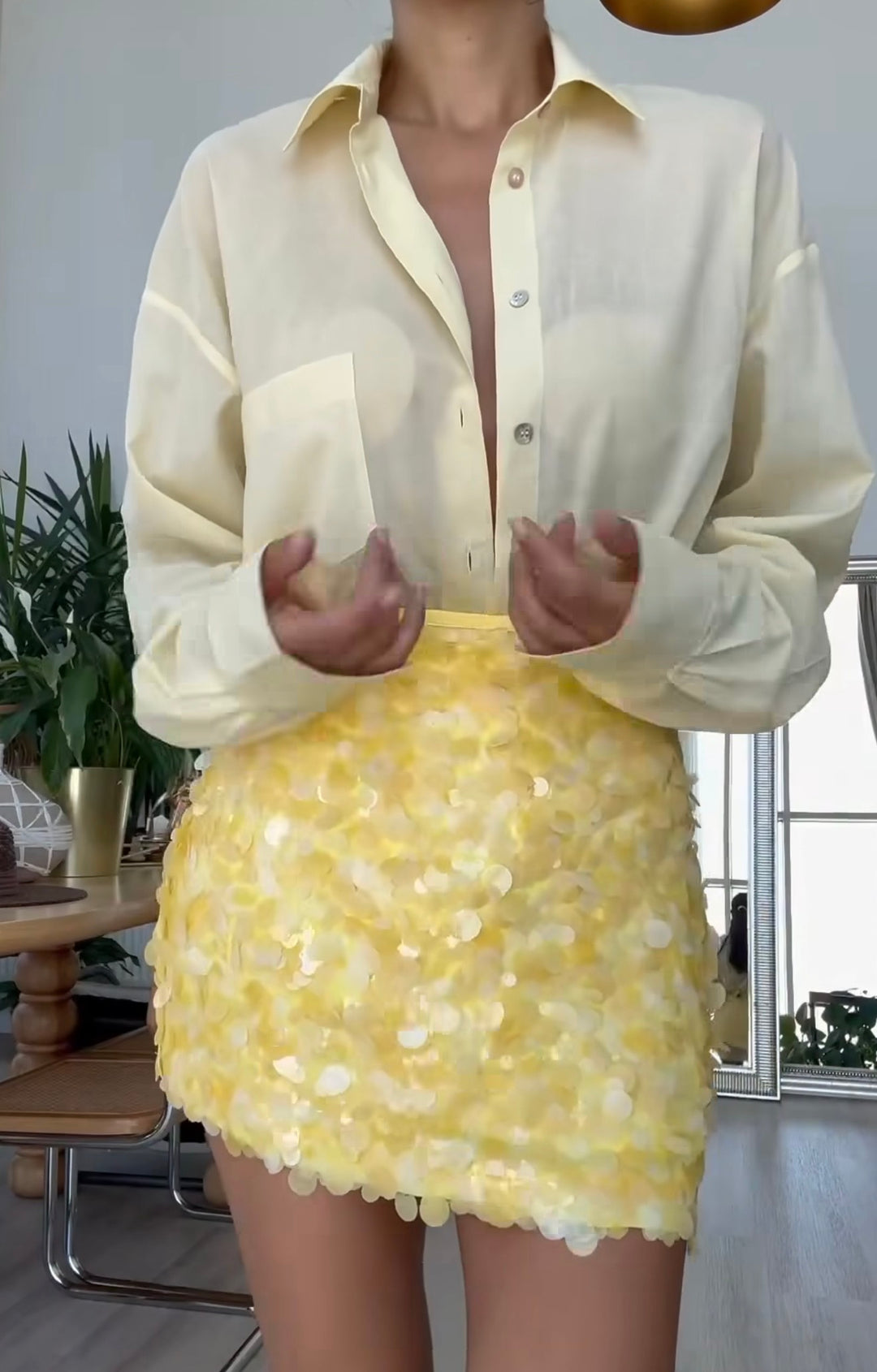 Martina sequin skirt