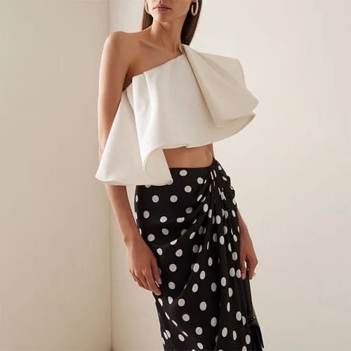 Femme one shoulder swimsuit
