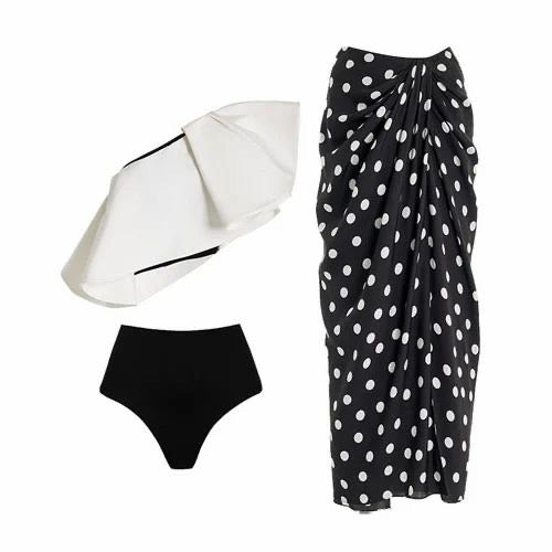 Femme one shoulder swimsuit