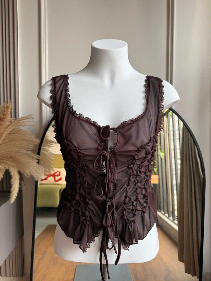 Glasgow ruched top