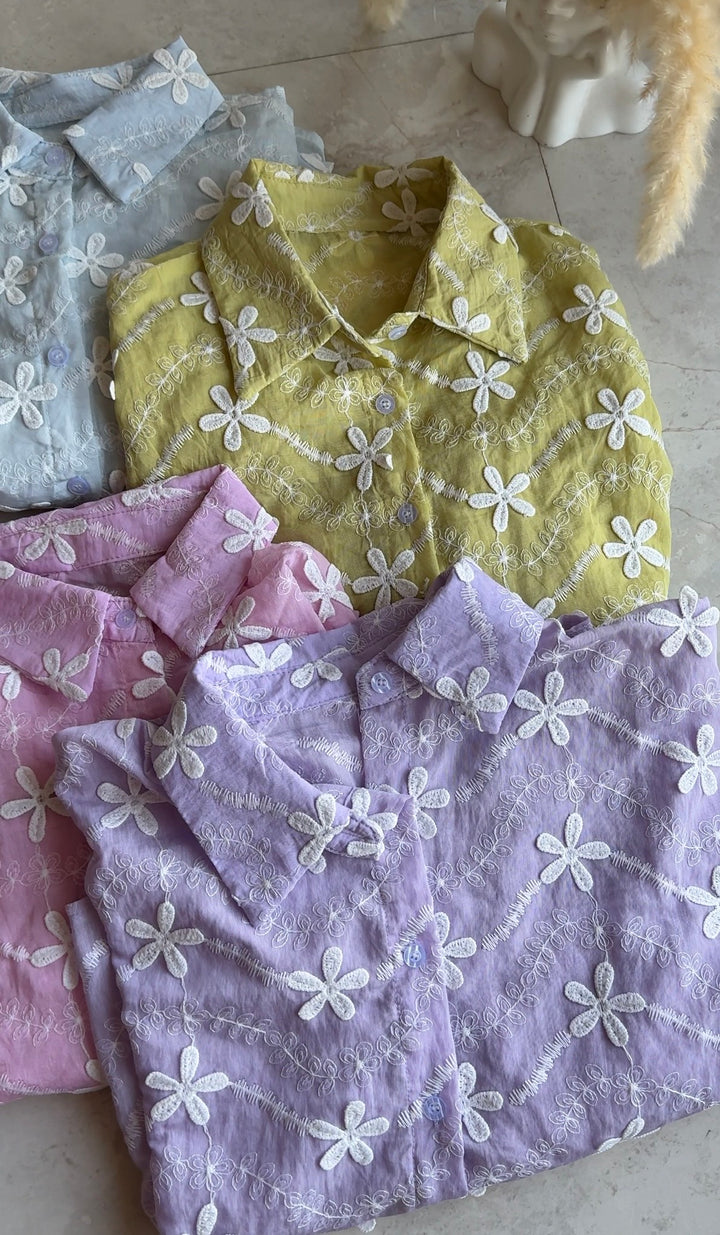 Andrea summer embroidered shirt