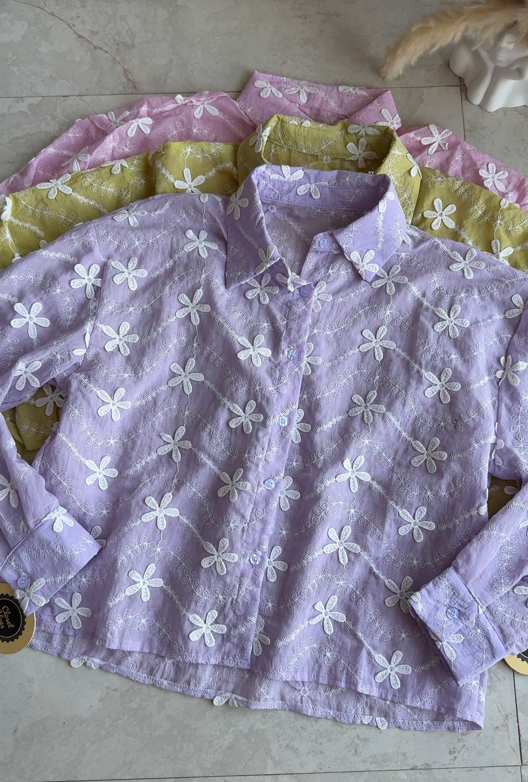 Andrea summer embroidered shirt