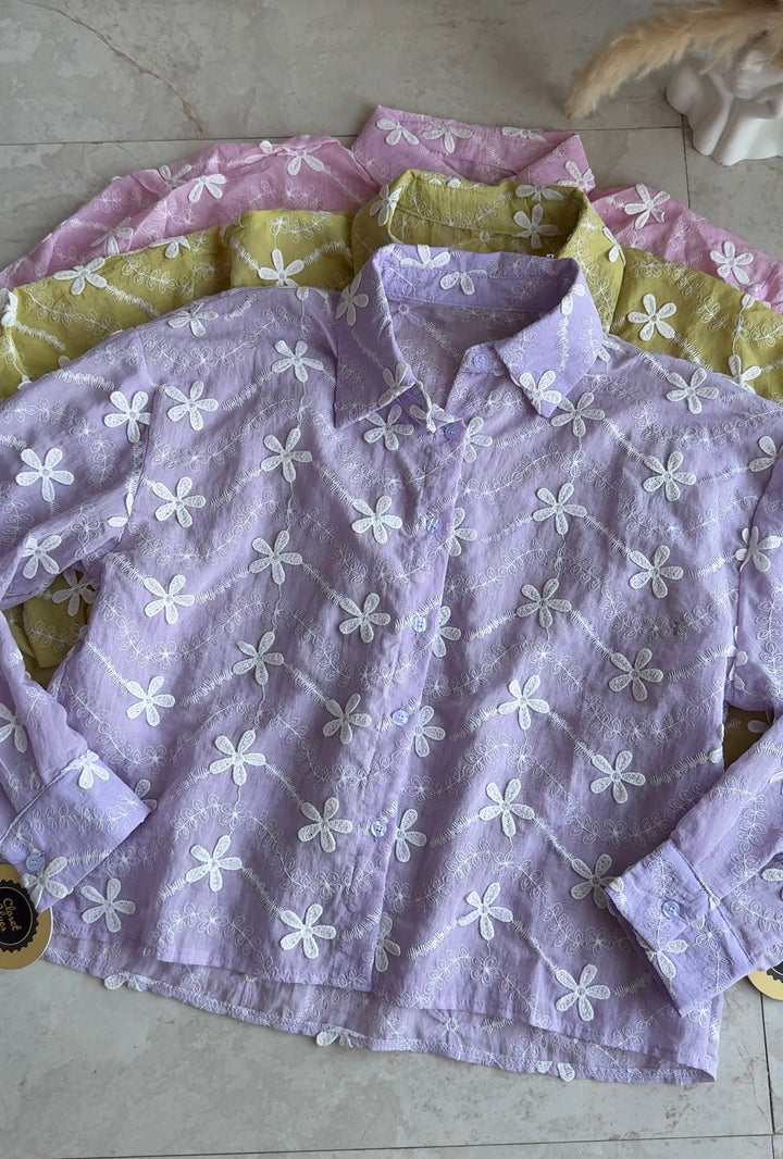 Andrea summer embroidered shirt