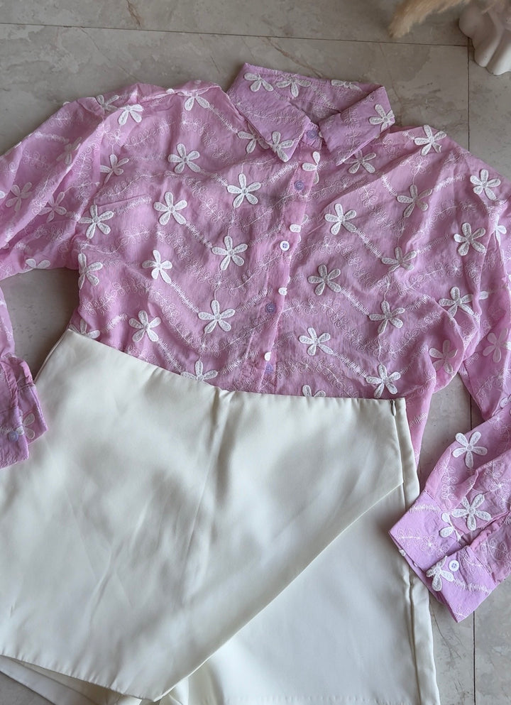Andrea summer embroidered shirt