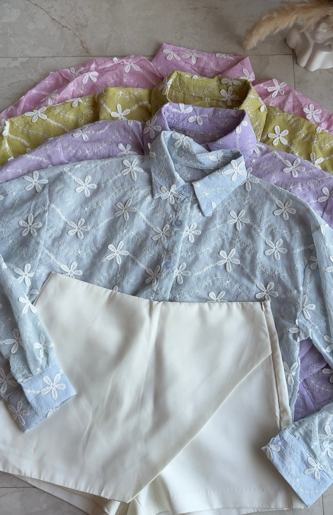 Andrea summer embroidered shirt