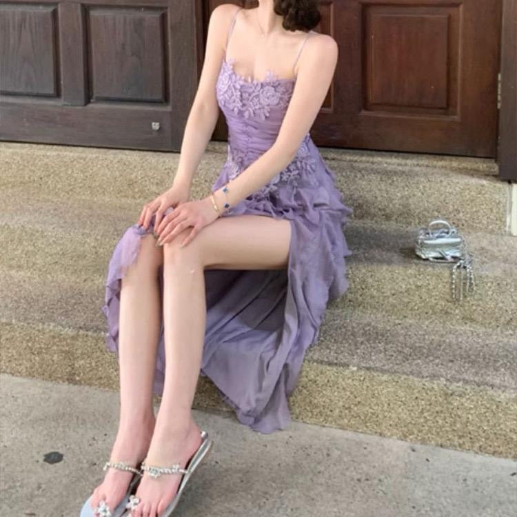Ezra ruffle midi dress
