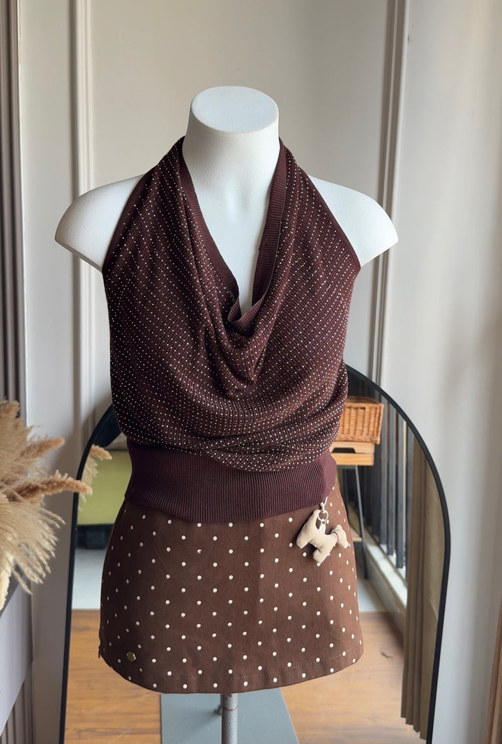 Avery cowl neck top