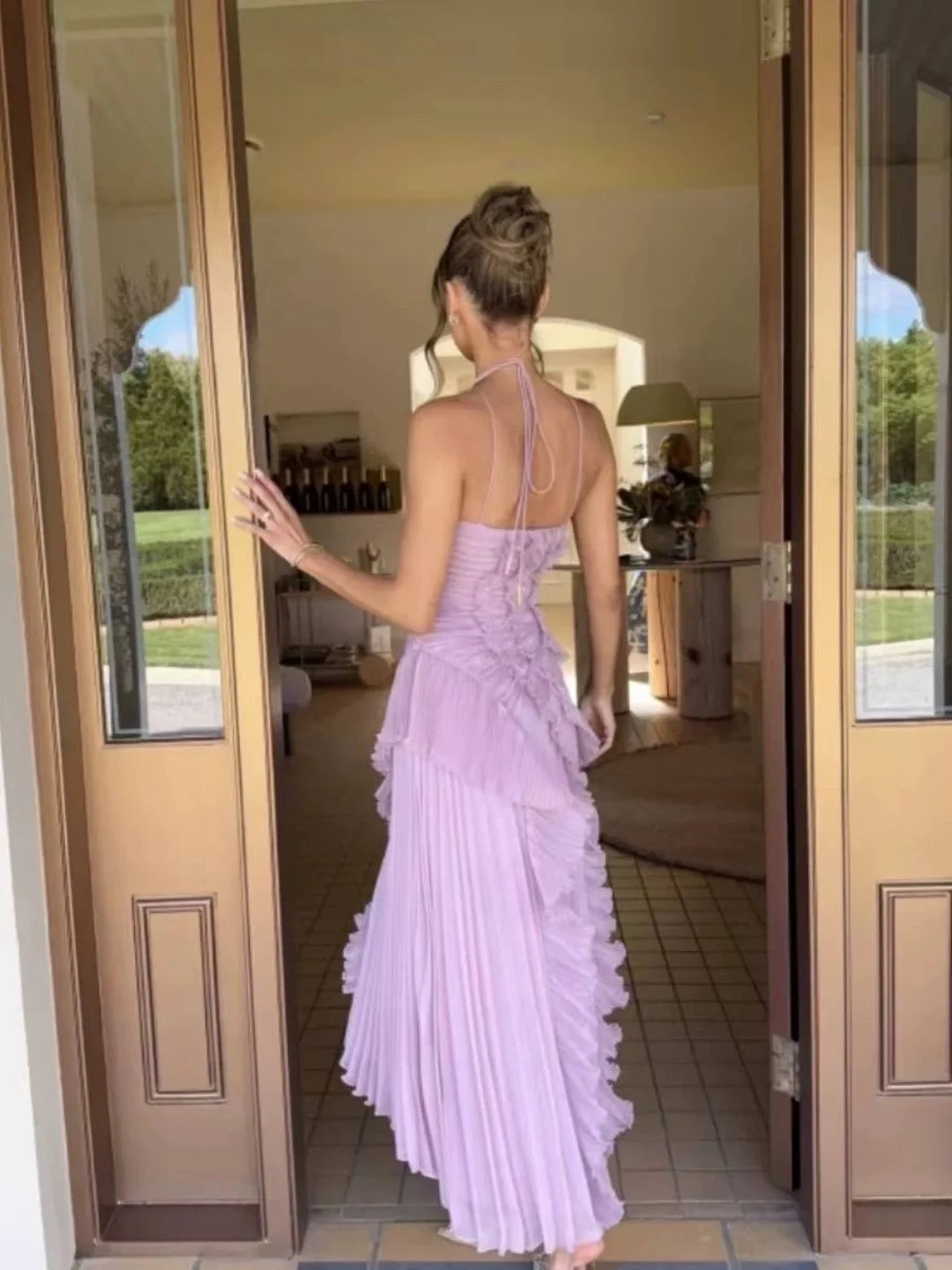 Empress ruffle dress