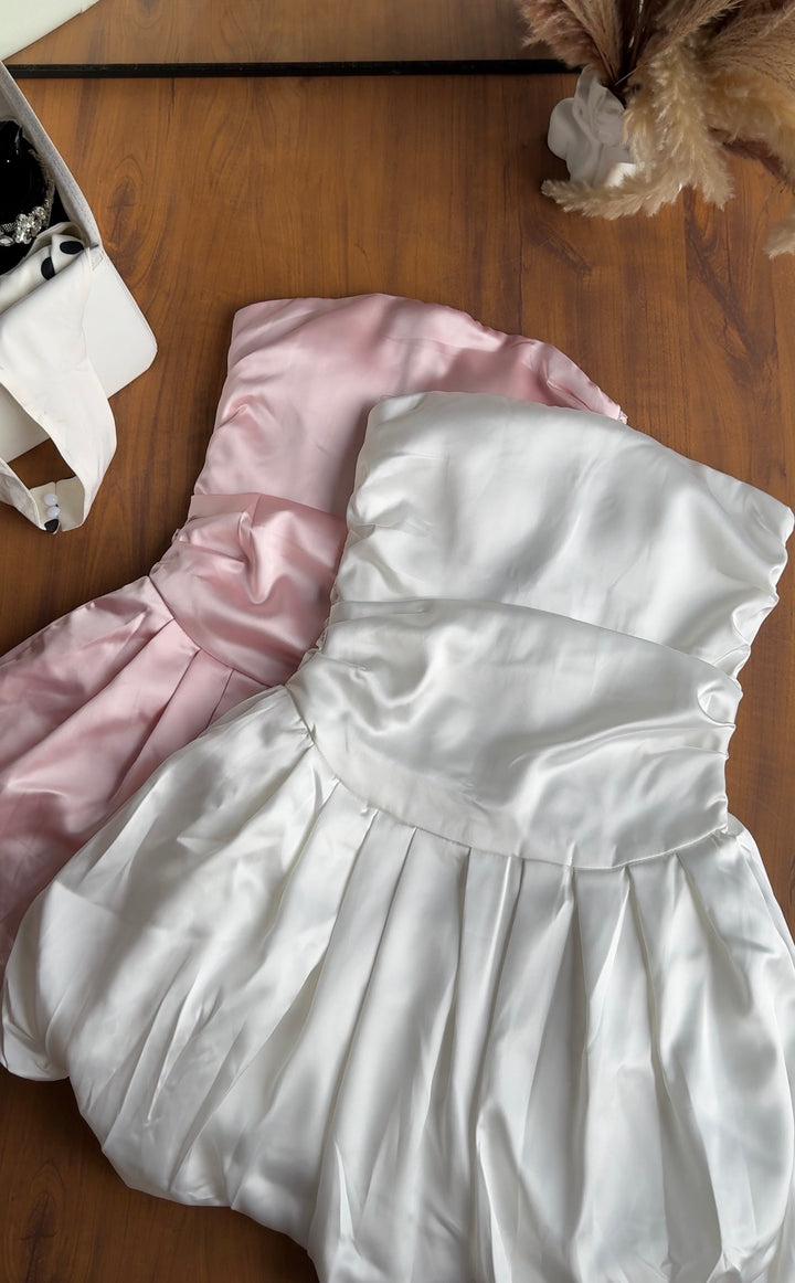 Manhattan tube silk dress