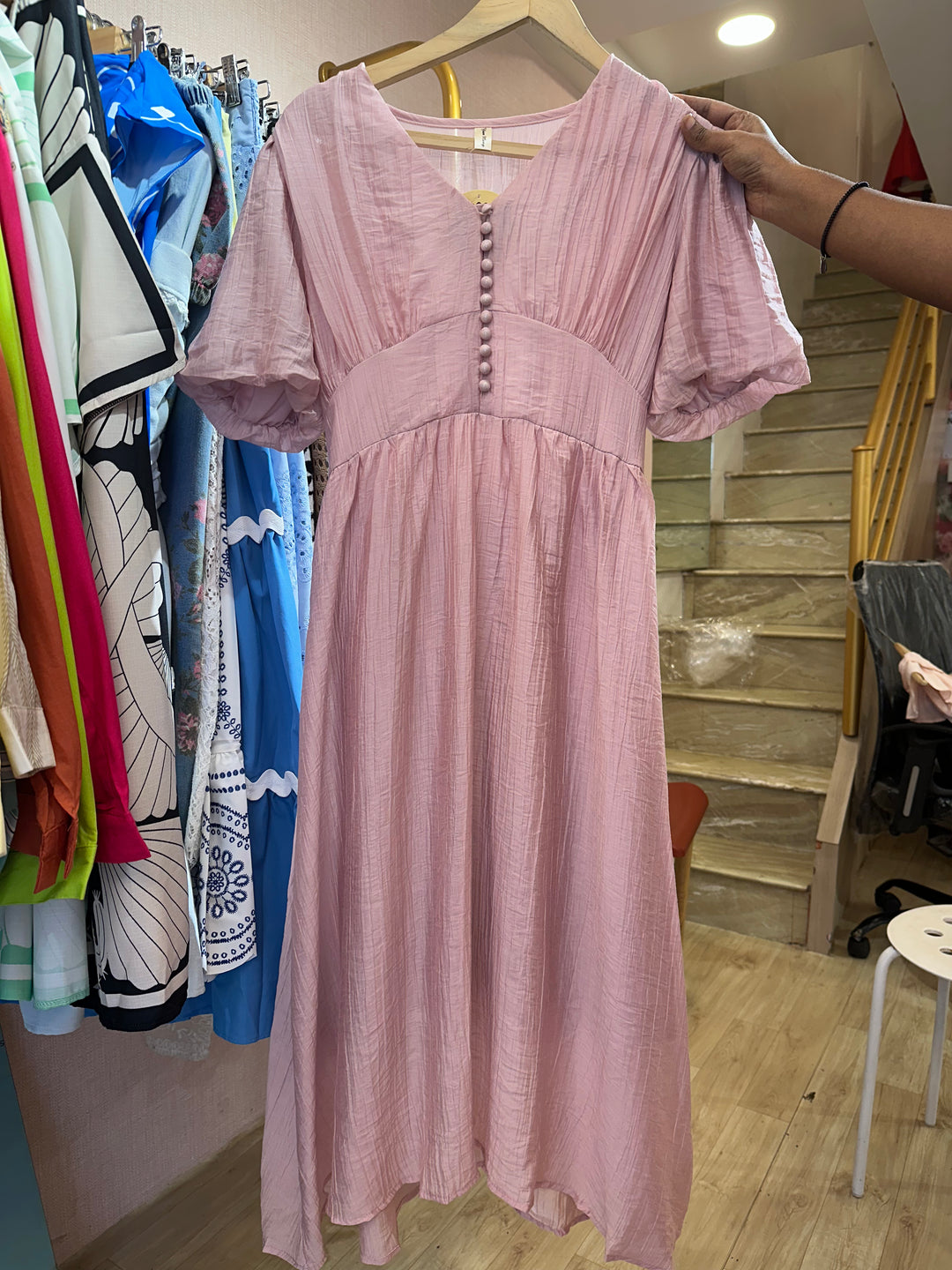Daphne button dress