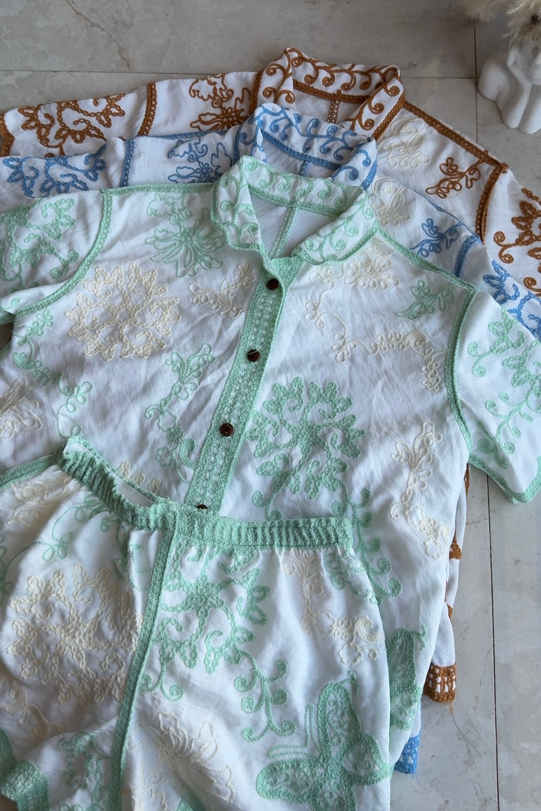 Pomodoro crochet coord set