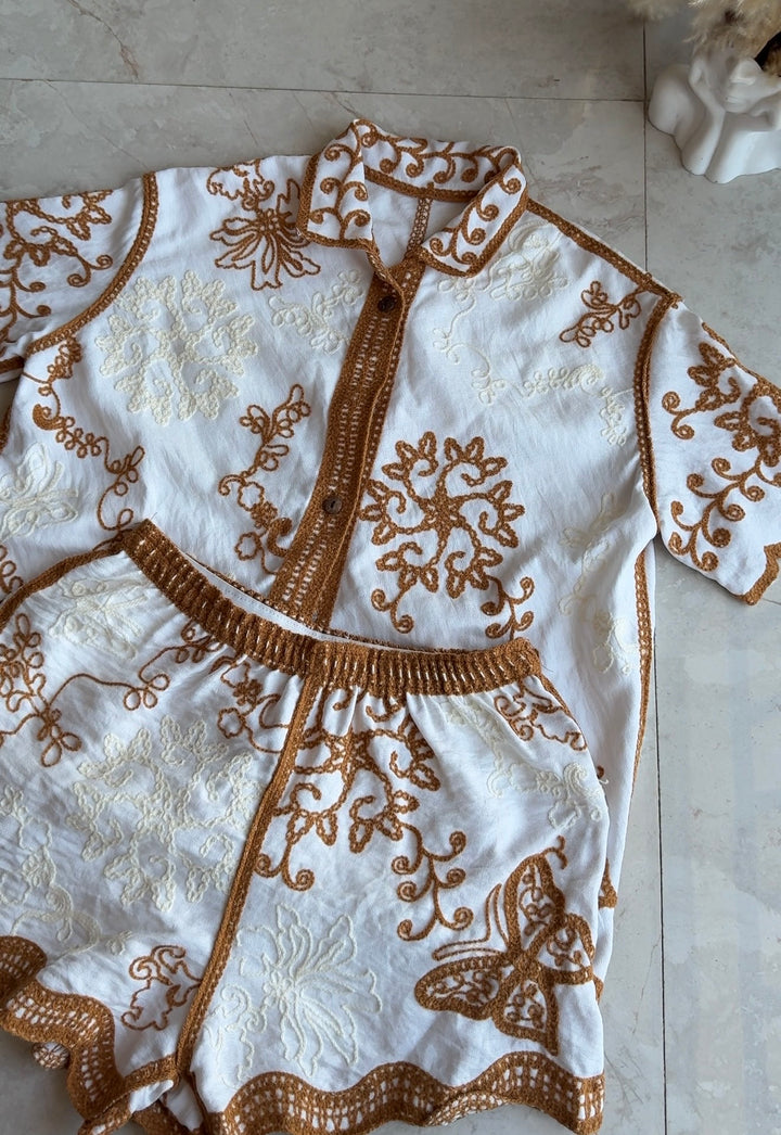 Pomodoro crochet coord set