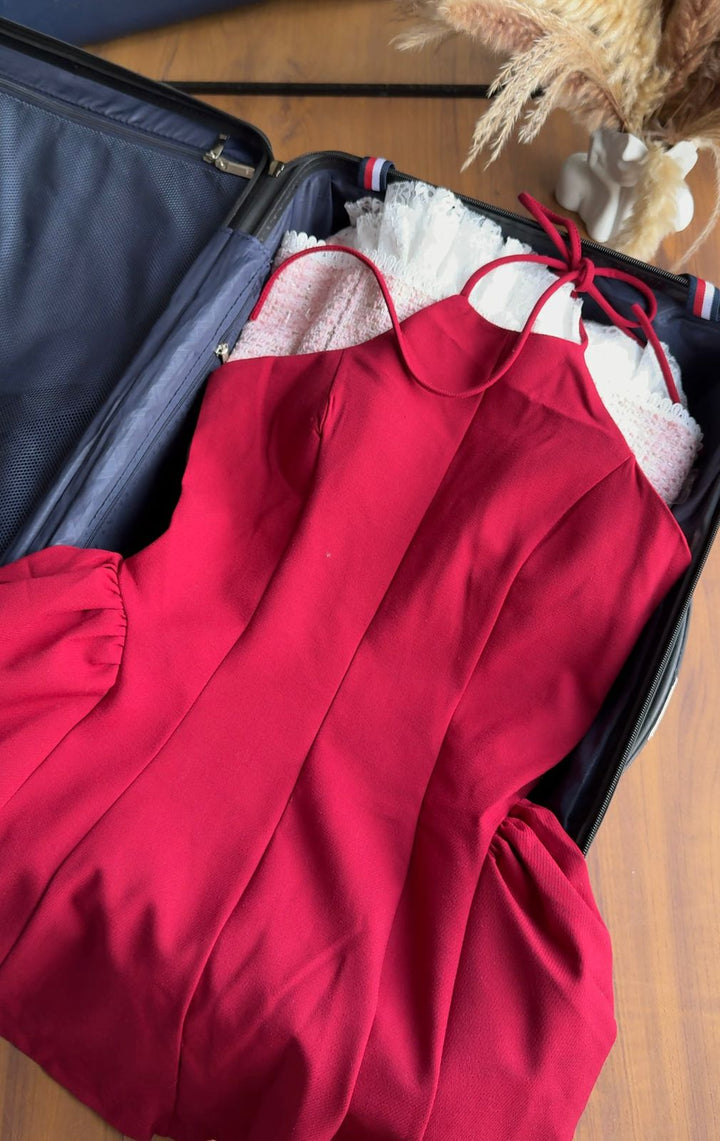 Steeve halterneck padded dress