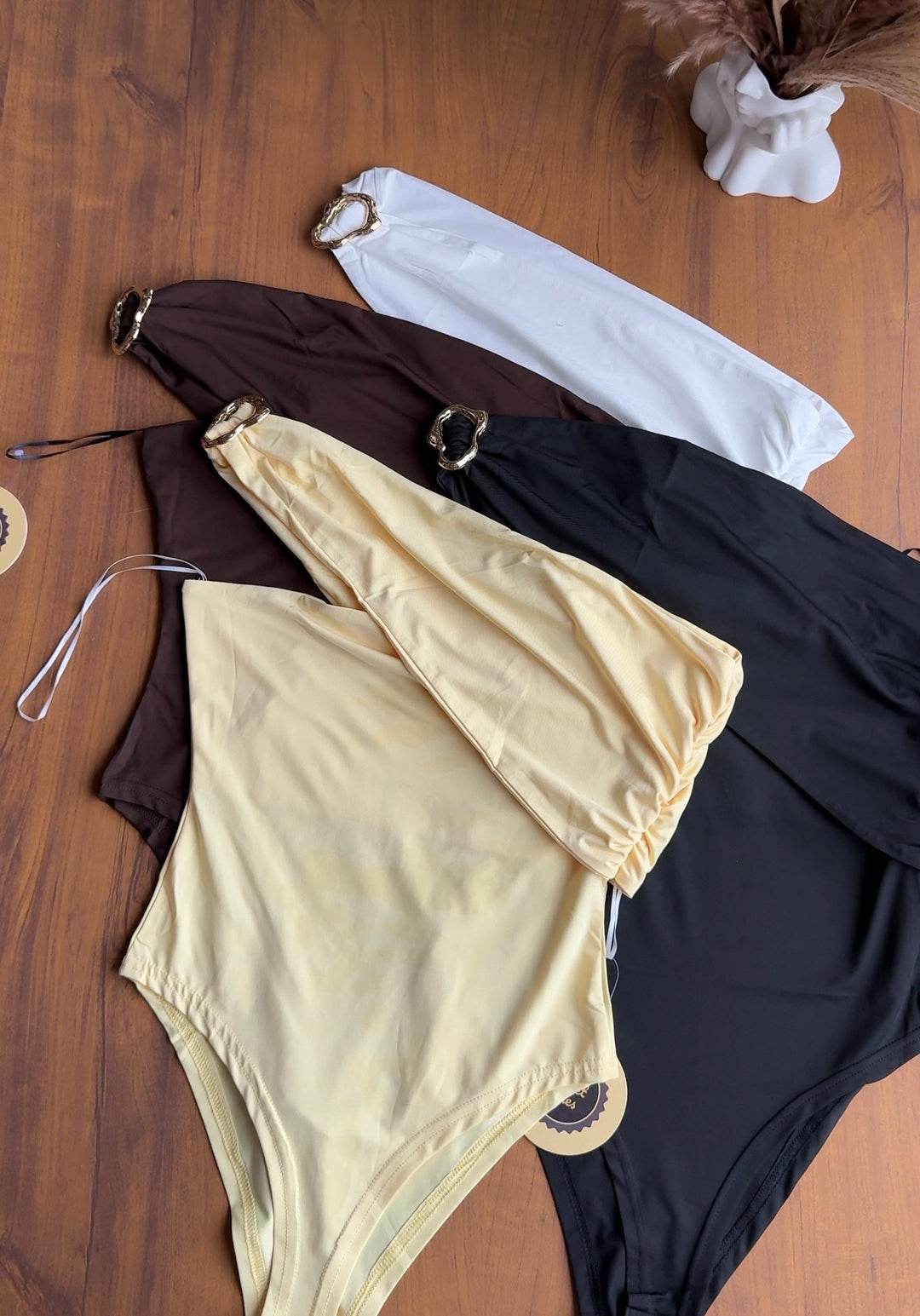 Mallorca one shoulder body suit